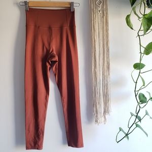 Girlfriend Collective Compressive High Rise Cropped Leggings Sedona XS